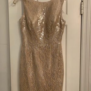 Occasion dress in sequence.